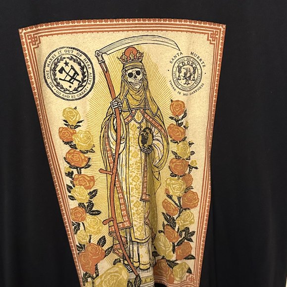 Abstract Artist T-Shirt, Size L, Reaper tarot card graphic on front - Picture 2 of 4